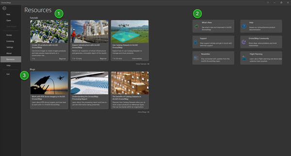 The Resources tab of The Resources tab of