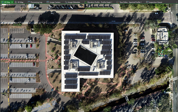 An active map view An active map view