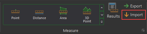 Import measurements