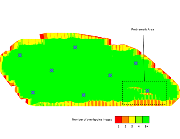 Assessing image overlap