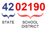 42 Pennsylvania State code; 02190 Allegheny Valley School District code
