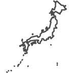 Outline of map of Japan