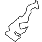 Outline of map of Monaco