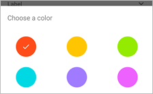 Color selection