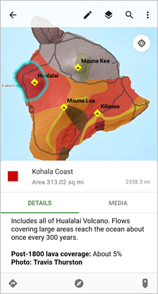 Hazard zone details