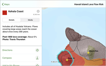 Hazard zone details