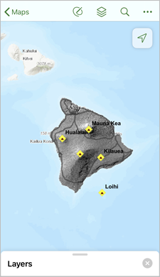 Map with Lava Flow Hazard Zones off