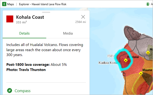 Hazard zone details