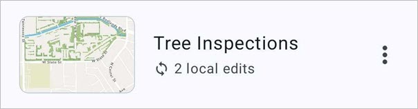 Map with outstanding edits Map with outstanding edits