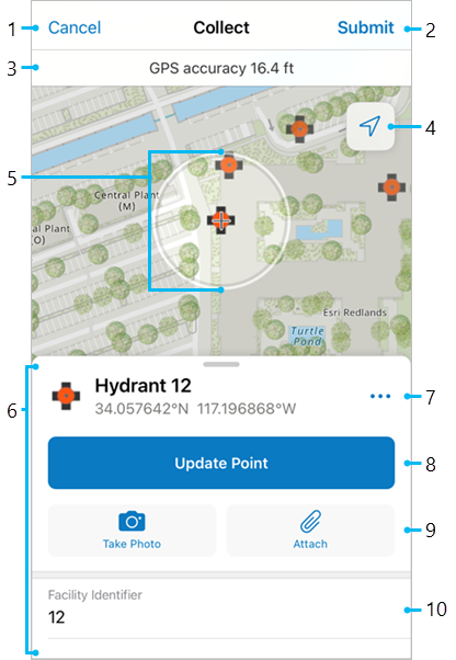 Location data sheet