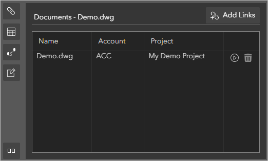 Explorer group in Single View display with Link Explorer widget active Explorer group in Single View display with Link Explorer widget active