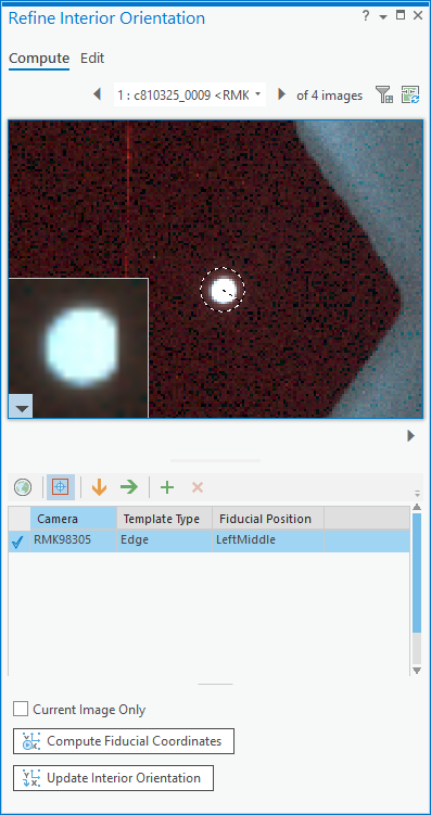 Fiducial template capture