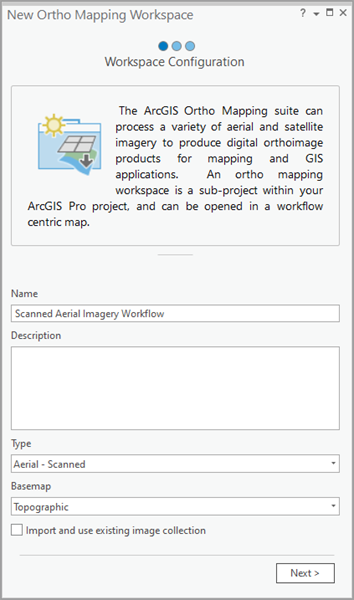 Scanned workspace configuration