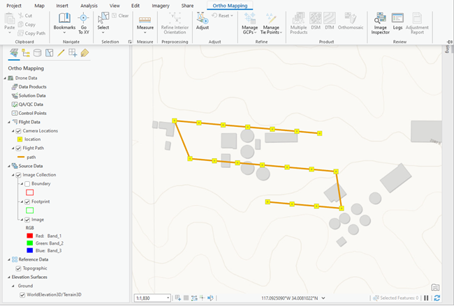 Drone imagery workspace