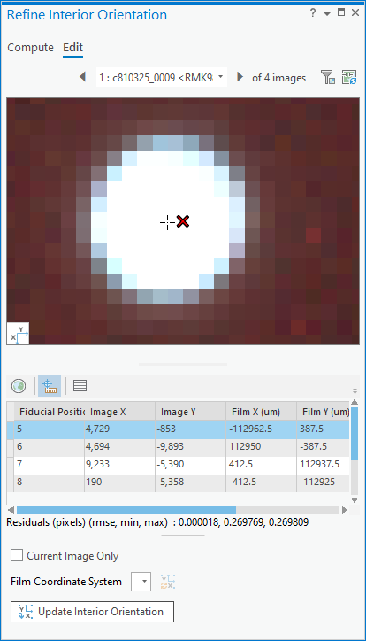 Edit fiducial points