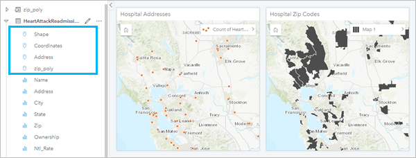 Multiple geographies in the same dataset