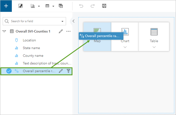 Drag to create a map