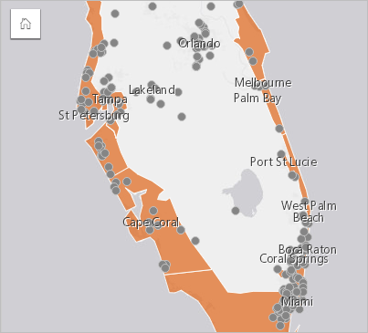 Create And Use A Location Map Arcgis Insights Documentation