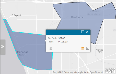 Customer Zip Codes autogenerated layer