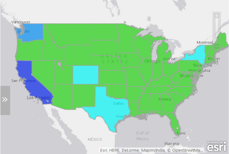 Equal Interval map grouping