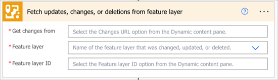 Fetch updates, changes, or deletions from feature layer pane