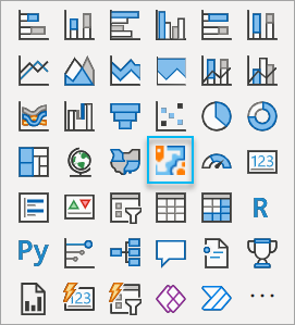 Microsoft Power BI Visualizations pane with the ArcGIS for Power BI visualization chosen