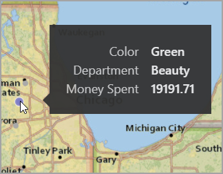 Tooltip on an ArcGIS for Power BI map
