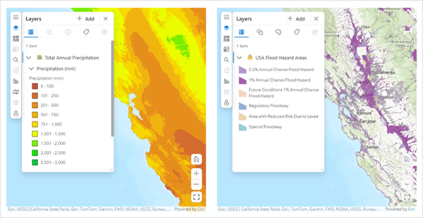 Linked map views