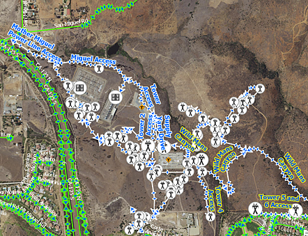 Appended road data