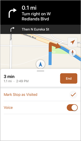 Navigation options