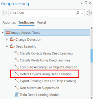 Detect Objects Using Deep Learning tool