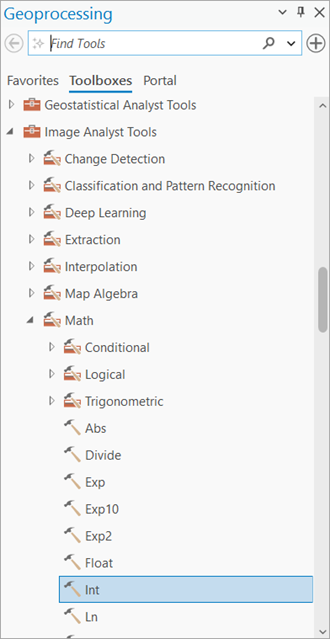 Int tool navigation