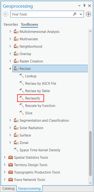 Reclassify Tool