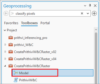 CreatePrithiviW&CRaster tool