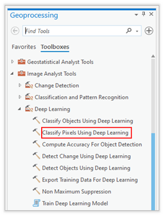 Detect Objects Using Deep Learning tool