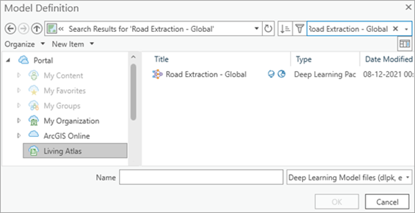 Road Extraction—Global pretrained model located