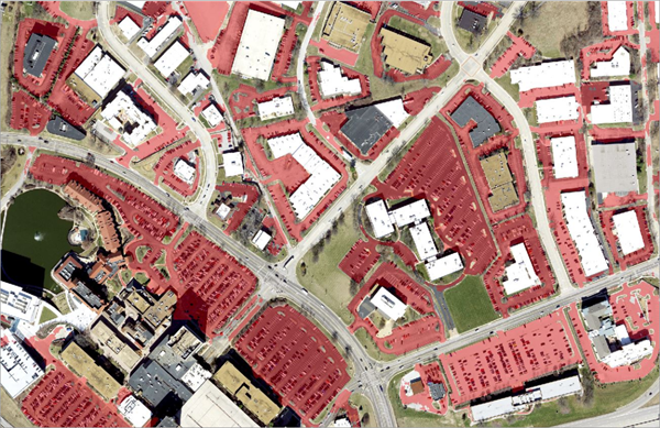 Banner image for the model showing parking lots