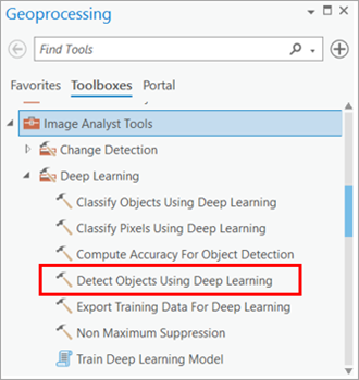 Detect Objects Using Deep Learning tool