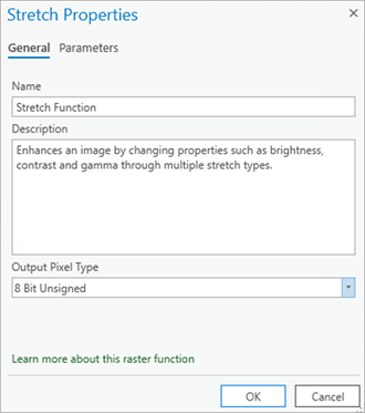 General properties for Stretch Function