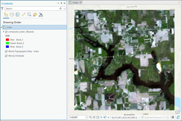 Imagery added in ArcGIS Pro