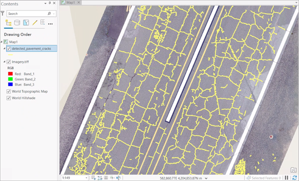 Topographic map - GIS Crack