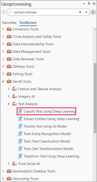 Classify Text Using Deep Learning tool