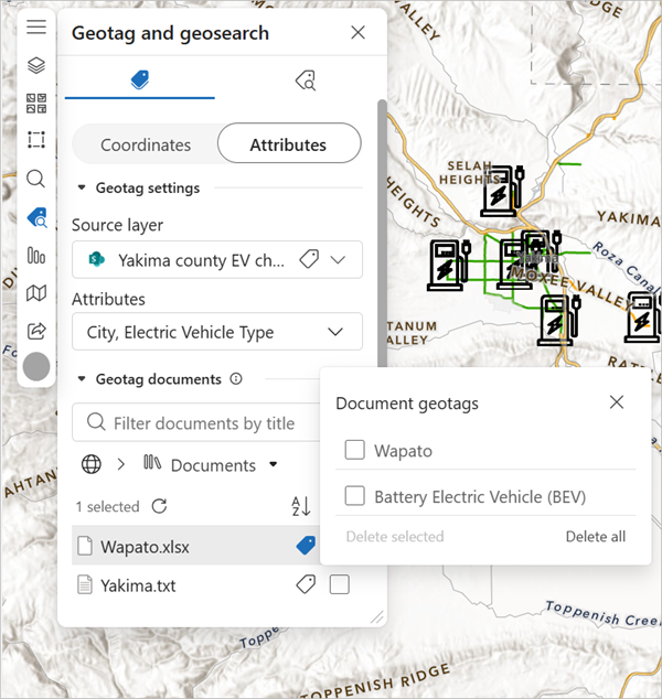 Tagged document with available tags Tagged document with available tags