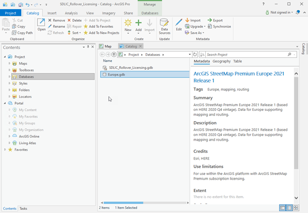 ArcGIS Pro View Metadata 2