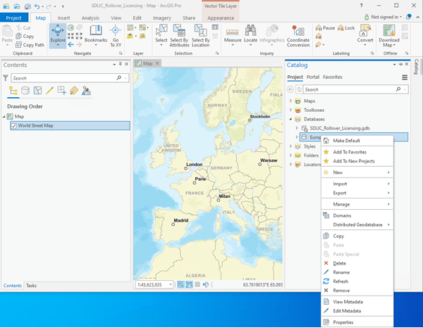 ArcGIS Pro View Metadata