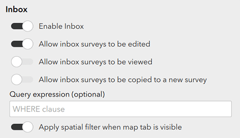 Survey editing enabled in