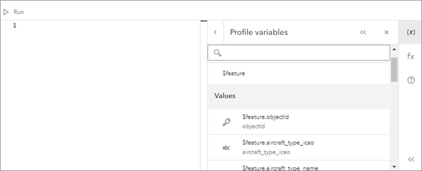 List field and variables related to the category