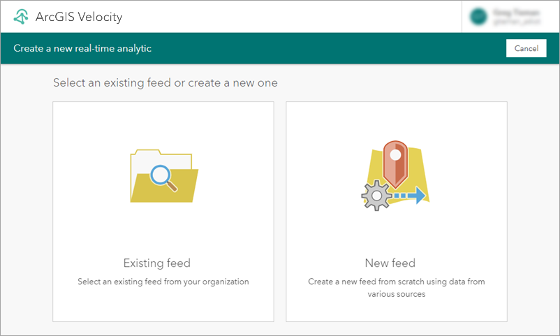 Create a real-time analytic using an existing feed.