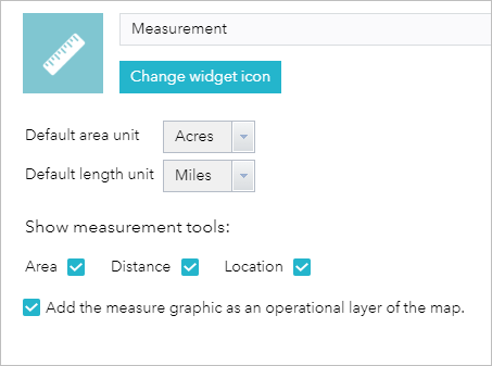 Measurement Widget Arcgis Web Appbuilder Documentation