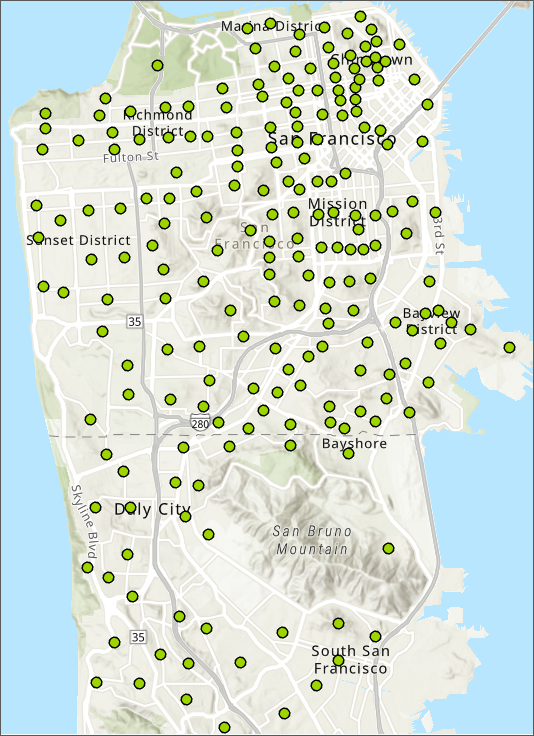 Puntos de demanda Puntos de demanda
